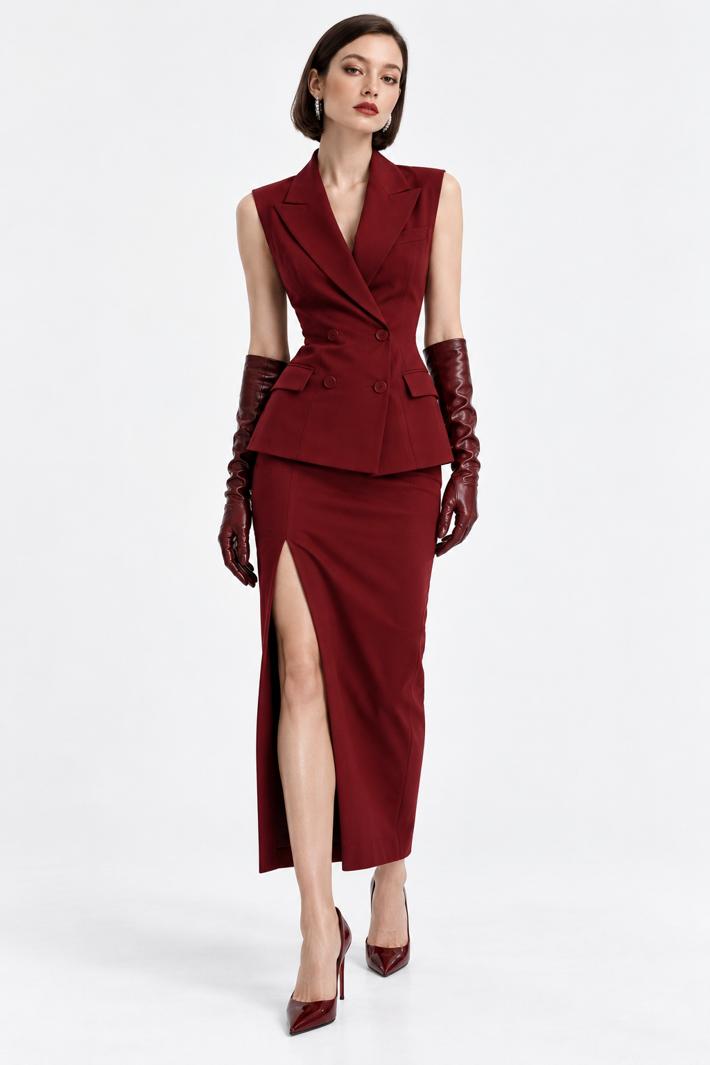 Signature Waistcoat Skirt Set