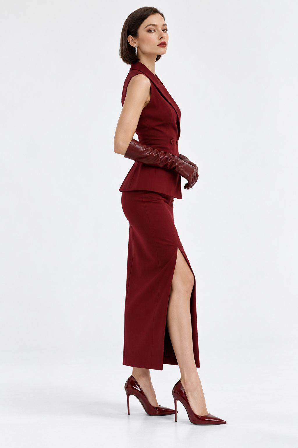Signature Waistcoat Skirt Set