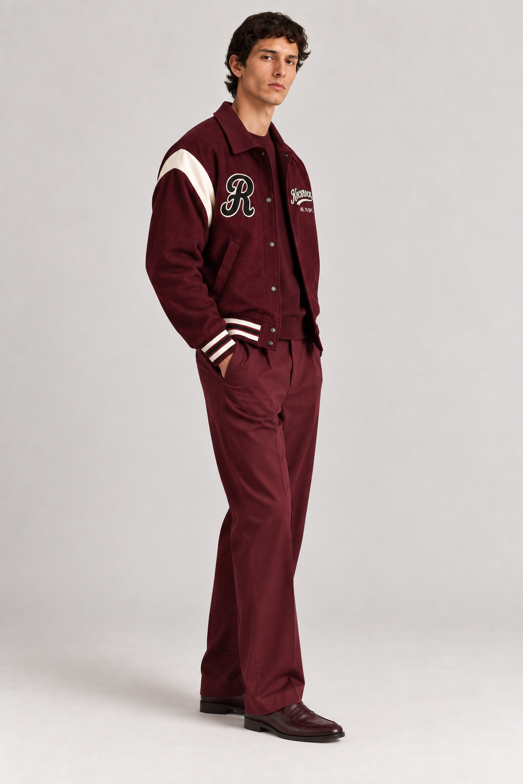 Wine Varsity Co-Ord Set