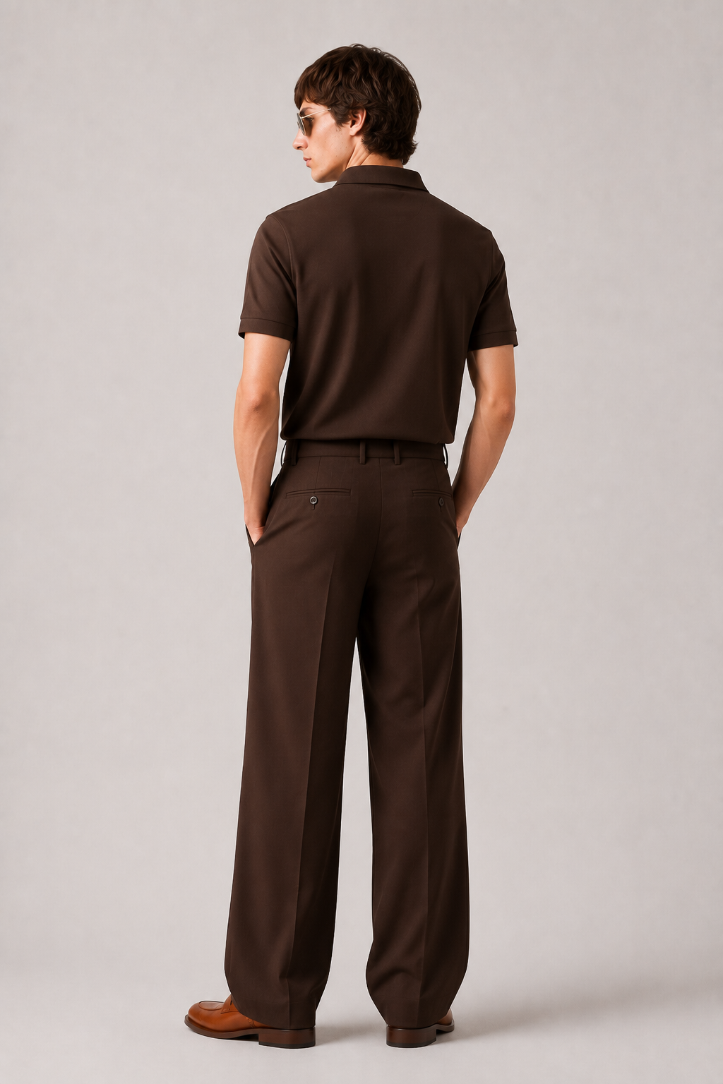 Brown Polo Co-Ord Set