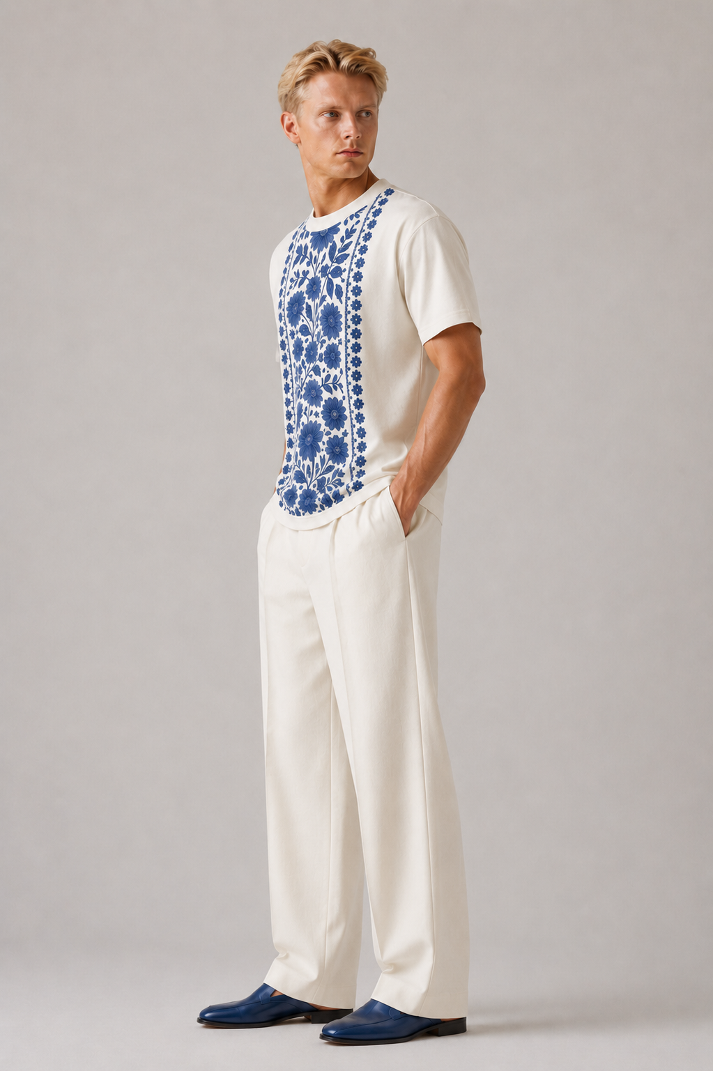 Indigo Crew Co-Ord Set